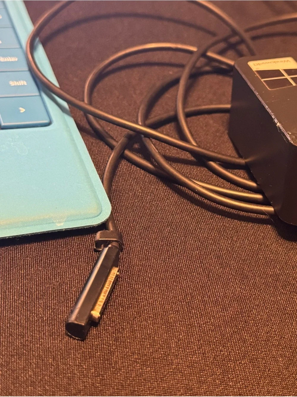 Microsoft Black Tablet with keyboard